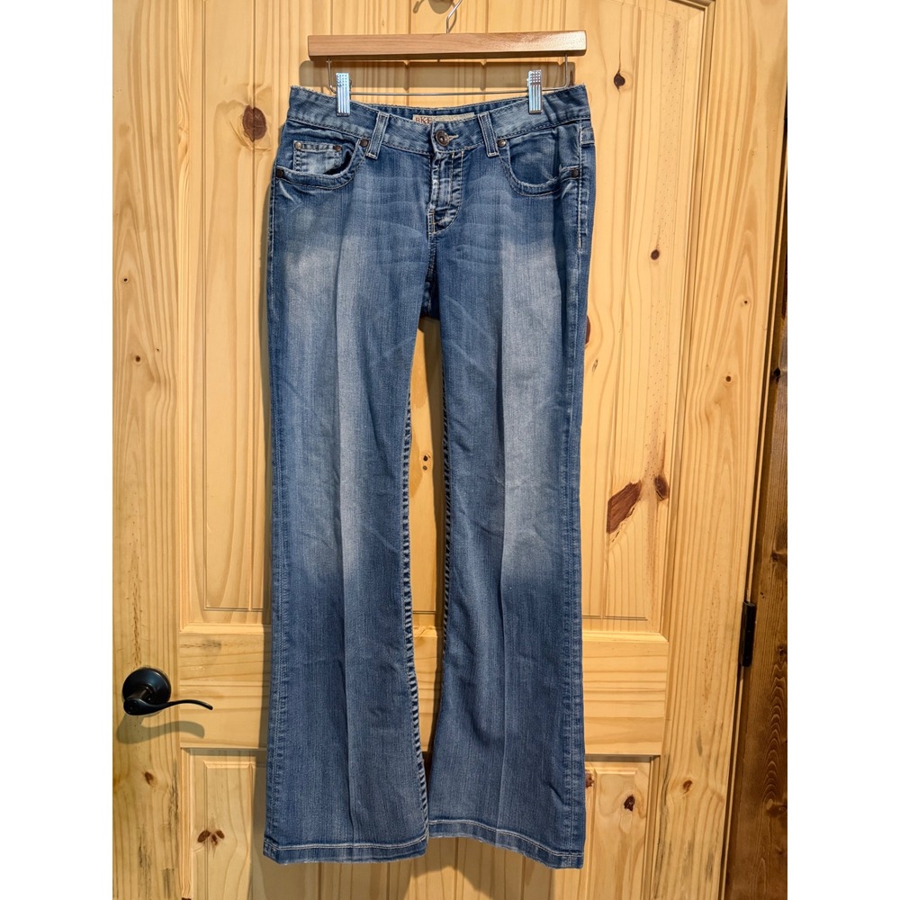 BKE Kate Bootcut Stretch Jeans Medium Wash Blue Denim 28x31.5 Womens